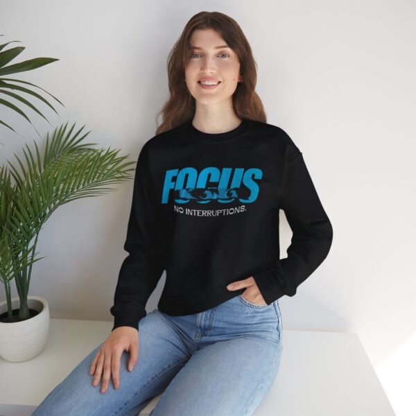 Focus Over Interruptions Mom Creator Coffee Sweatshirt — Gift for Busy Mom